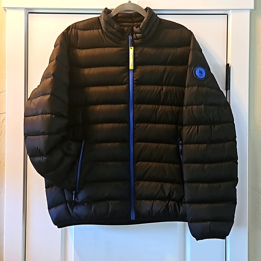 NEW PROPEL GH Bass & Co Mens Black Puffa Jacket Size L